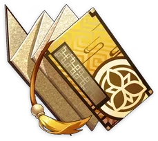 Image of gold family talent material from Genshin Impact